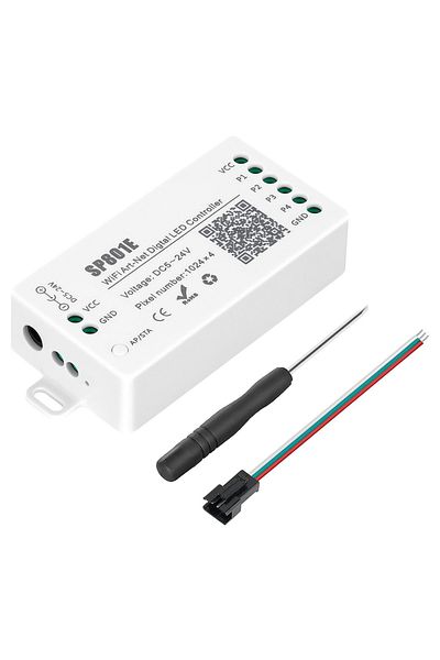 Choice 5-24V WM-SP801E SP801E WiFi Controller, iOS/Android App Control DC 5V24V SP801E for SK6812 WS2815 Di