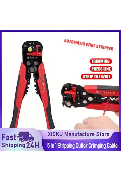 Choice Wire Stripping Multifunctional Pliers For Cable Cut CrimpTerminal High Precision Automatic Hand T...