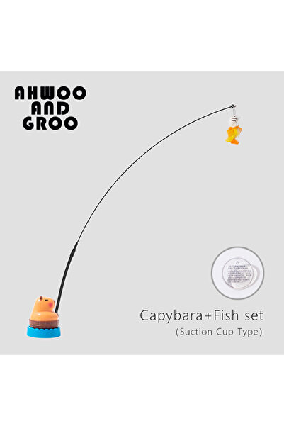 Choice Sucker Fish Simulation Capybara Cat Toys Funny Interactive Bird with B...
