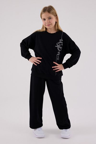 U.S. Polo Assn. Licensed Girls' Top and Bottom 2 Piece Tracksuit Set