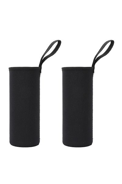Choice 550ML black 2pcs Bottle Bag 550/750 /1000/1500ML Thermal Sleeve Drinking Bottlesinsulated Cup Lid D