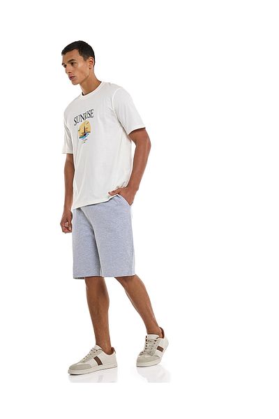 R&B Grey Melange MNW- LOUNGE SHORTS-S-XXL