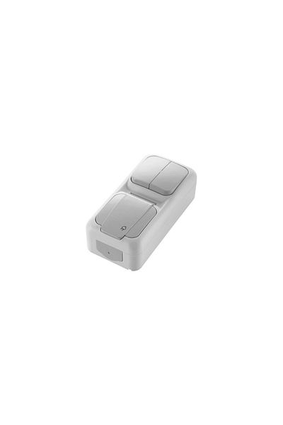 Viko by Panasonic Schuko Socket + Switch IP54 Gray Palmiye Viko