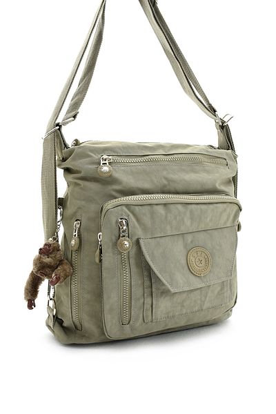 yuzuco Ultra Light Multi-Pocket Waterproof Backpack Unisex Gray (Model: 571-2E)