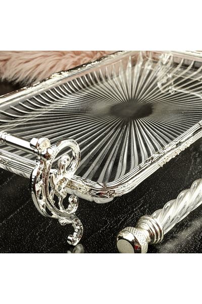 ROY KING Royking Rectangular Handled Presentation Plate 32*15cm