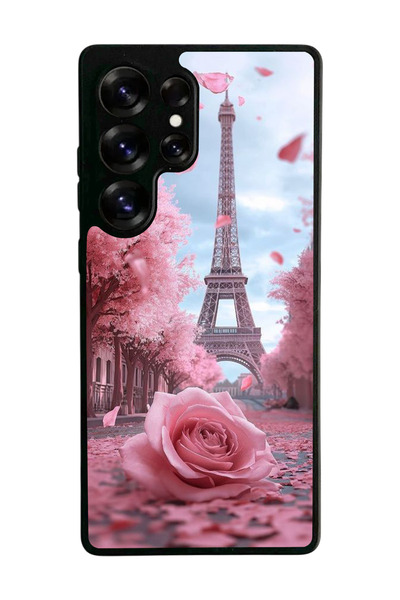 Aksel Kılıf Samsung Galaxy S25 Ultra Compatible Matte Black Case, Soft Silicone, Protective, Shock Absorbing Cover Case