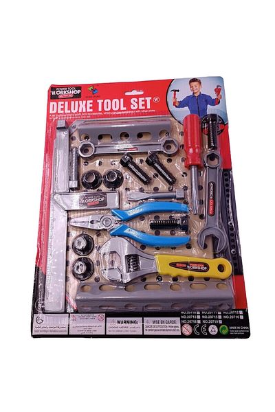 dalimag Trusa Constructor cu 19 Piese Pentru Copii, Diferite Accesorii, Plastic, Multicolor