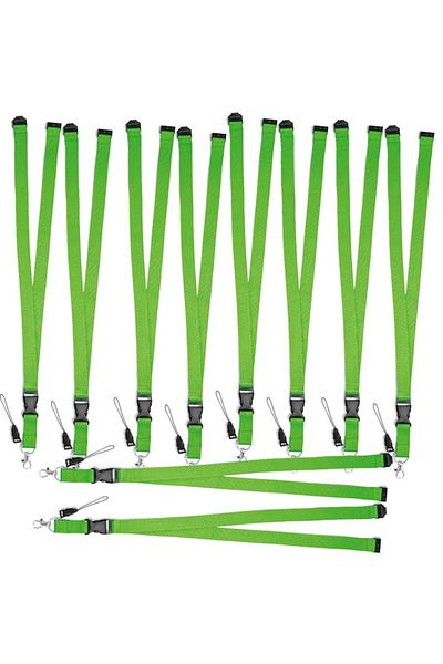 dalimag Set 10 Bucati Snur Ecuson, Material Textil, 50 cm, Verde,