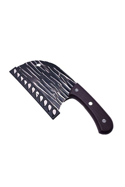dalimag Bone Cleaver with Forged Blade, Curved, Steel, Blade Protection, 26 cm, Hook,