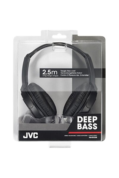 JVC Căști HA-RX330, cu fir, supraauriculare, negre