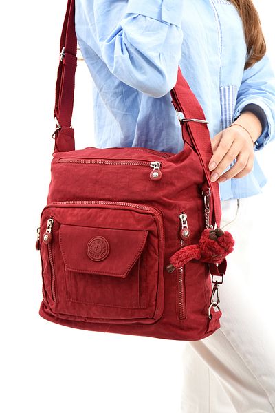 yuzuco Ultra Light Multi-Pocket Waterproof Backpack Unisex Gray (Model: 571-2E)