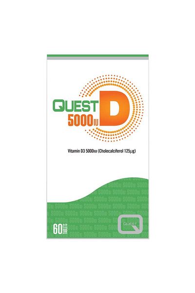 Bayer QUEST VIT D 5000IU 60S