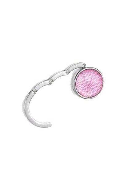 dalimag Set 3 pieces bag hooks, pink, metal, table, 8 cm,