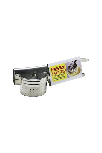 Beruflic Stainless Steel Manual Handle - Steel Metal Potato Masher - Fruit Juicer Press