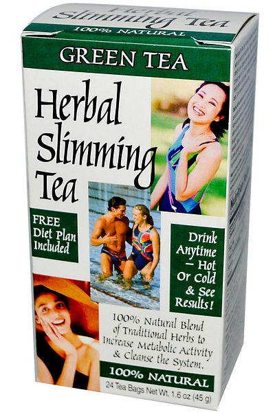 Bayer 21St Century Herbal Slimming Tea Green Tea Tea Bags 24 Pieces