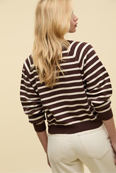 Stradivarius Knit cardigan with buttons and raglan sleeves