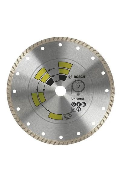 Bosch Diamond Cutting Disc Silver/Yellow 230mm