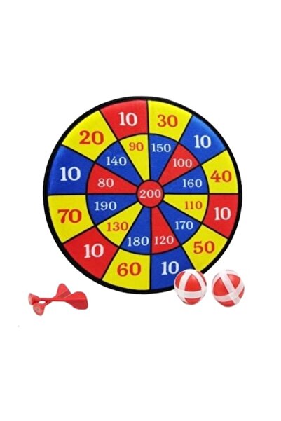 kik Joc Darts cu prindere tip Velcro 22cm Multicolor