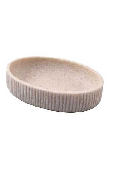 rexa Saigon Soap Dish – Beige, 12.9×8.9×2.7 cm