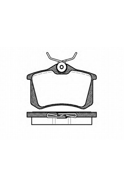 MGA لوح الفرامل الخلفية ميجان II/307/سيتروين C3/C4/جولف IV/بورا/أودي A3