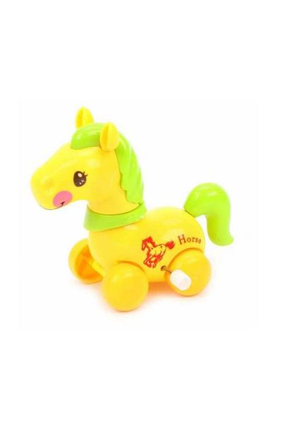 dalimag Interactive Toy Horse for Kids, 10 x 9 cm, Yellow,