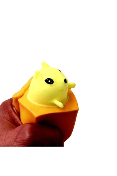 dalimag Figurină veveriță în casa galbenă, jucărie antistres, pentru copii, 6...