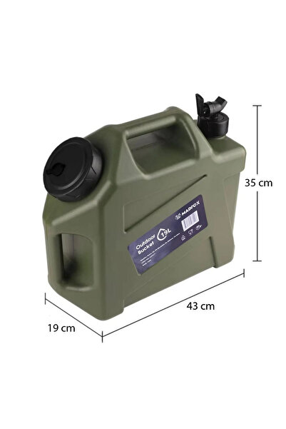 Genel Markalar Musluklu Su Bidonu - Madfox Galon Air PE - 19 Litre - Yeşil - ...
