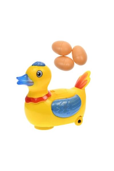 dalimag Jucărie interactivă pentru bebeluși, Rățușcă cu ouă, Multicolor, 3 an...