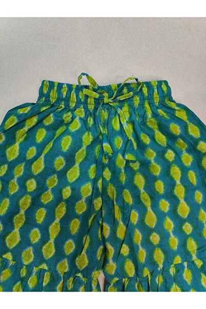 Maithili By Styli Embellished Printed V-Neck Kurta and Pants Set