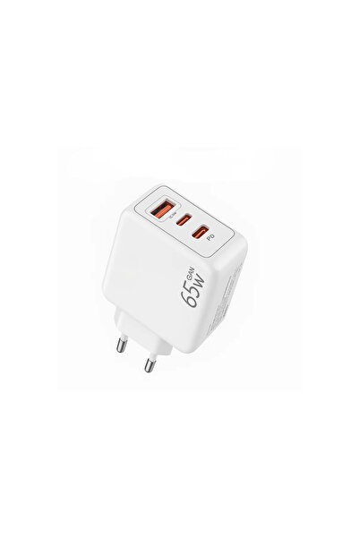 Protonust Yeni Nesil Orjinal 65w (WATT) Hızlı Şarj Aleti Adaptörü Pd Type-c Kablo Dahil GaN Akıllı Dağıtım