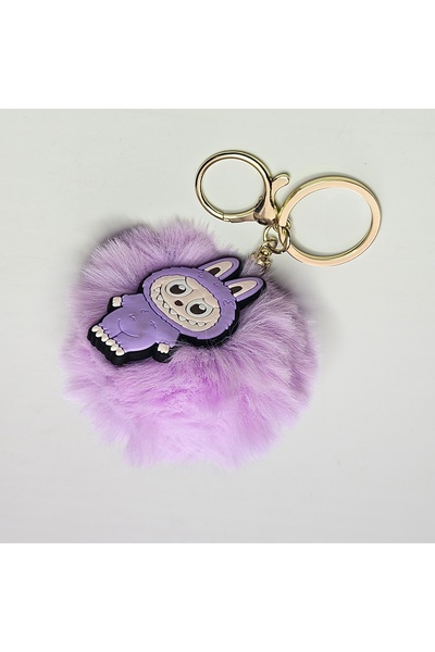 ÜNSA Anahtar إكسسوار حقيبة مفاتيح Ünsa Keychain Labubu Pompom Keychain