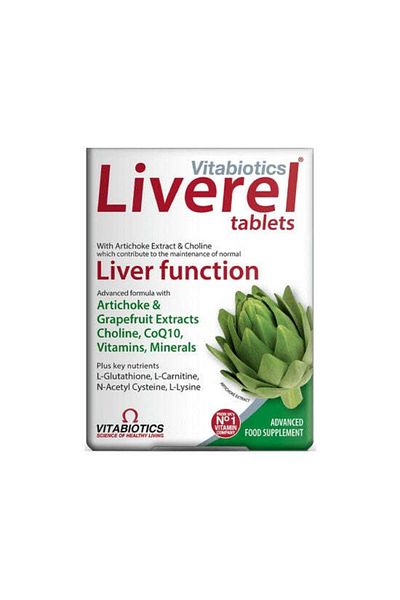 Bayer Vitabiotics Liverel Tablets Liver Function Tablets, 60 Pieces