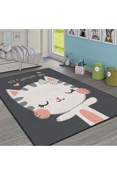 Homefesto Covor copii poliester (180 x 280) Kitty Multicolor