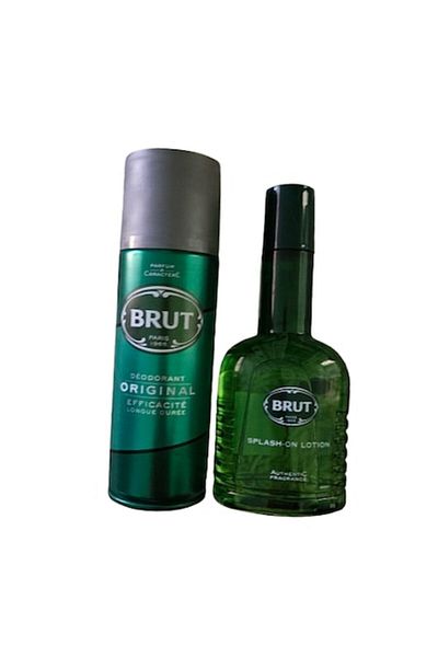 Brut Set Original Deodorant Spray 200ml & Splash On Lotion 100ml for Men