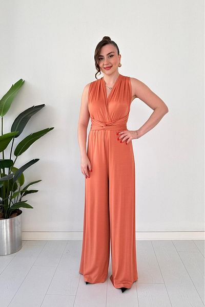 MaziButik Multi-Tie Jumpsuit Tile