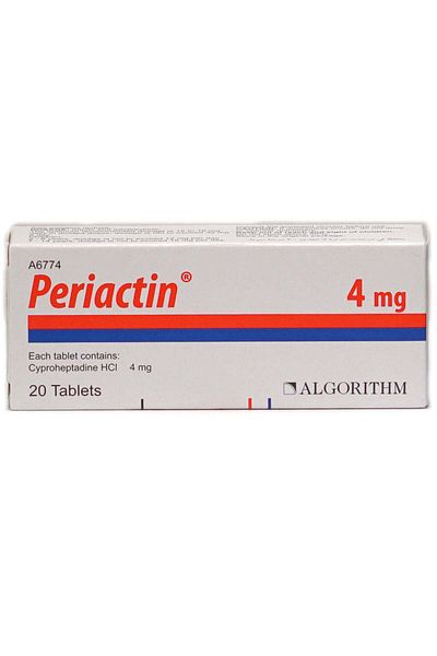 Bayer Periactin 4Mg Tablet 20'S-
