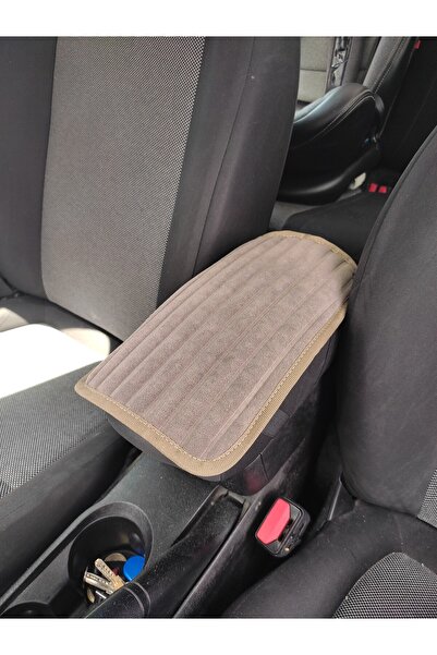 SS Oto FİAT EGEA Uyumlu Oto Kol Dayama Minderi KAHVERENGİ 29x19 Cm Kaymaz Alt...
