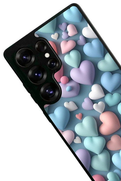 Aksel Kılıf Samsung Galaxy S25 Ultra Compatible Matte Black Case, Soft Silicone, Protective, Shock Absorbing Cover Case