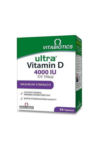 Bayer VITABIOTICS ULTRA D 4000IU TABLET 96S