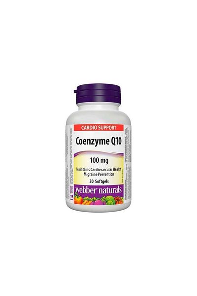 Bayer WEBBER NATURAL COENZYME Q10 100MG CAP 30S