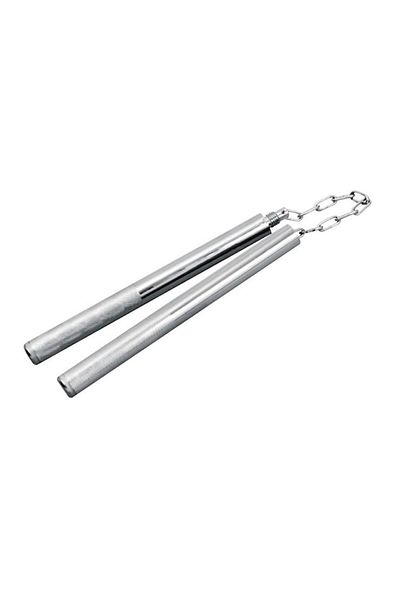 OEM Metal Nunchaku Yingcai 2 in 1 Silver