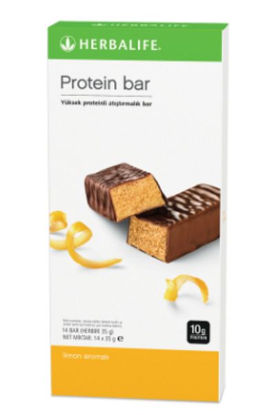 Herbalife Protein Bar – Lemon Flavored (Box of 14) |   10g Protein Snack