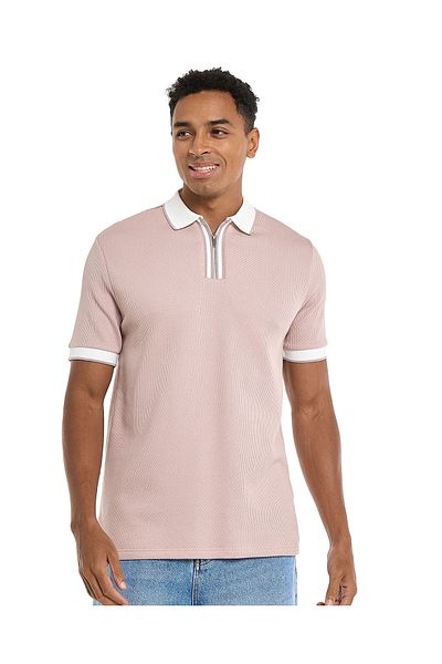 R&B Shell Pink MYF- POLO-S-XXL