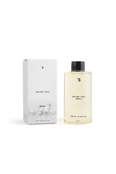 Sister's Aroma , Home Fragrance Refill, Cotton and Milk, 200ML
