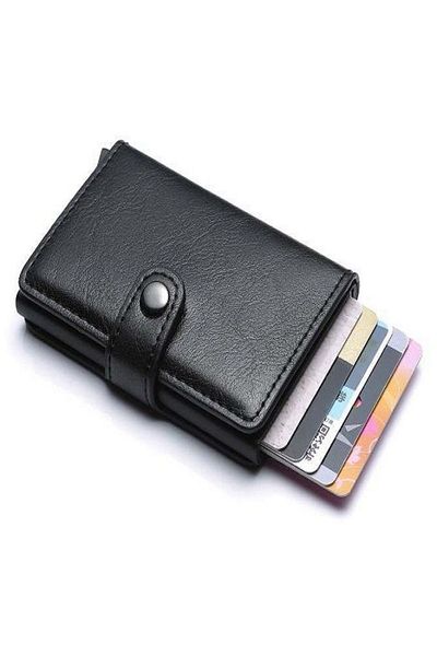 JustZEN RFID Protected Slim Card Wallet, JustZEN™, Super Compact, Black