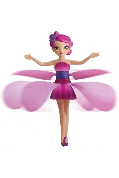 Nebunici Păpușă Zână Zburătoare cu Senzor de Control, Roz, 20 x 12 cm