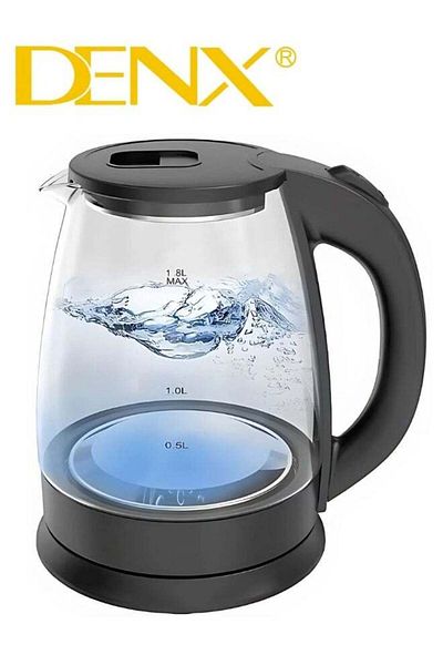 Primo Plus Glass Electric Kettle With LED Light At The Base, 1.8-Liter Capacity, 1500 Watts