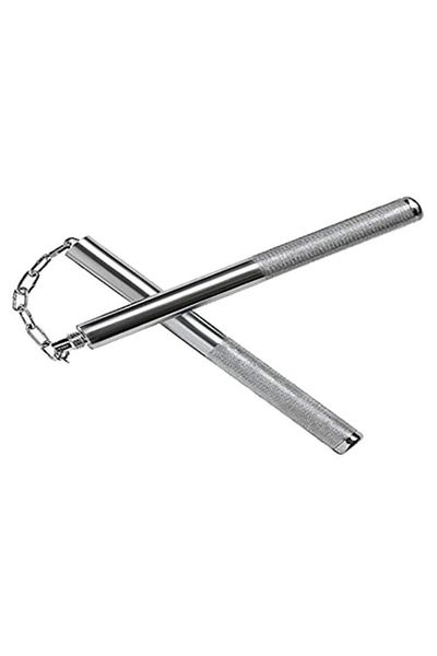 OEM Nunceag-nunchucku, metalic, 27 cm, argintiu