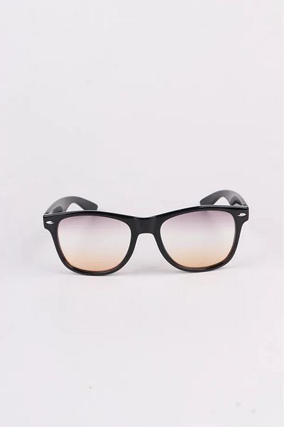 MACERATİ Huge Unisex Black Smoked Sunglasses