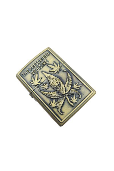 dalimag Rechargeable Lighter, Gasoline, The Prescribeo Medicine Model, Detachable, 6 cm, Gold